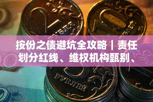 济南按份之债避坑全攻略｜责任划分红线、维权机构甄别、纠纷处理全流程拆解