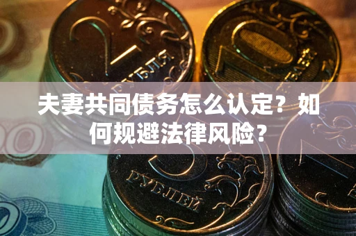 济南夫妻共同债务怎么认定？如何规避法律风险？