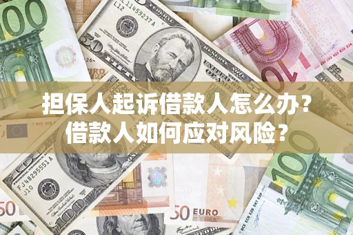 济南担保人起诉借款人怎么办？借款人如何应对风险？