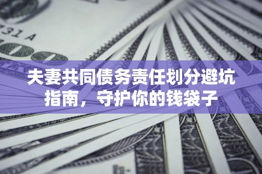 济南夫妻共同债务责任划分避坑指南，守护你的钱袋子
